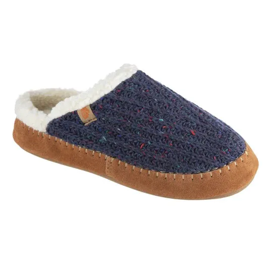 Acorn Camden Recycled Clog Sipper - Navy / Blue