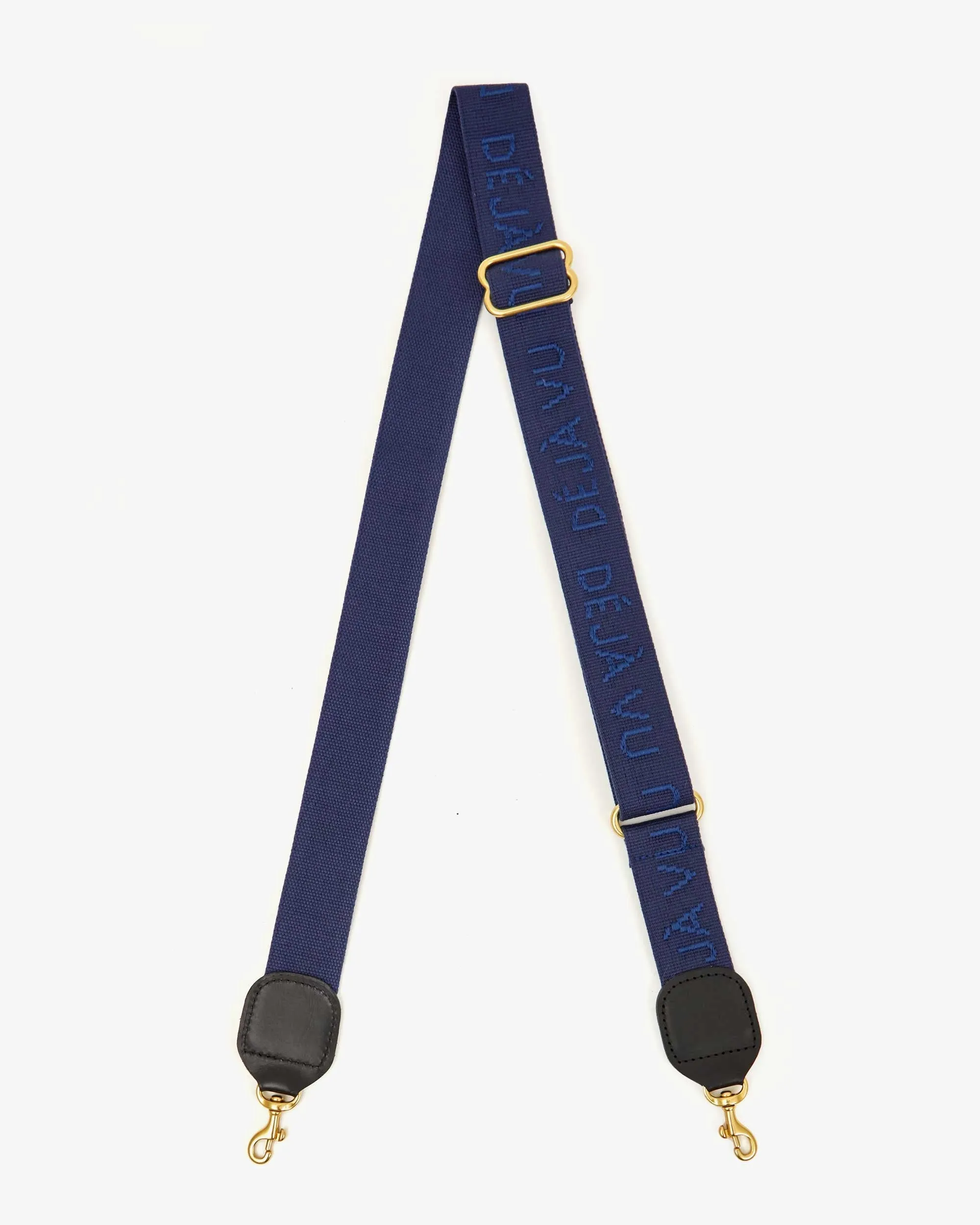 Adjustable Webbing Strap
Navy Blue w/ Tonal Déjà Vu