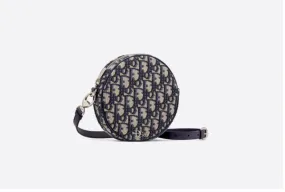 Baby Ball Bag Blue Dior Oblique Jacquard Canvas