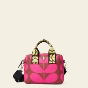 Block Handbag - Solid Stem Cerise