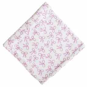 Blushing Bows Oversized Swaddle Blanket