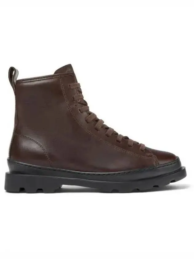 Brutus Medium Lace-up Worker Boots Burgundy