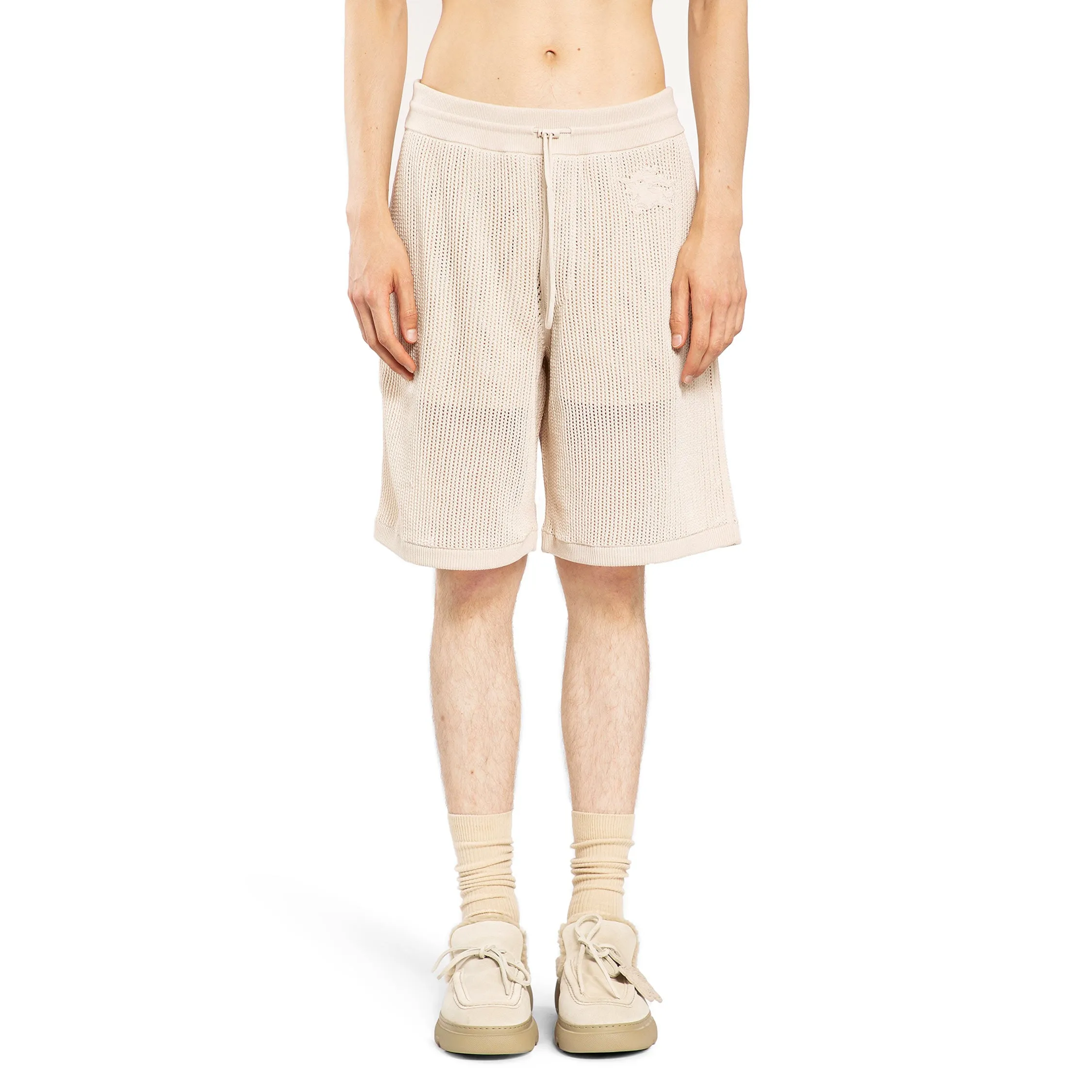 BURBERRY MAN OFF-WHITE SHORTS & SKIRTS