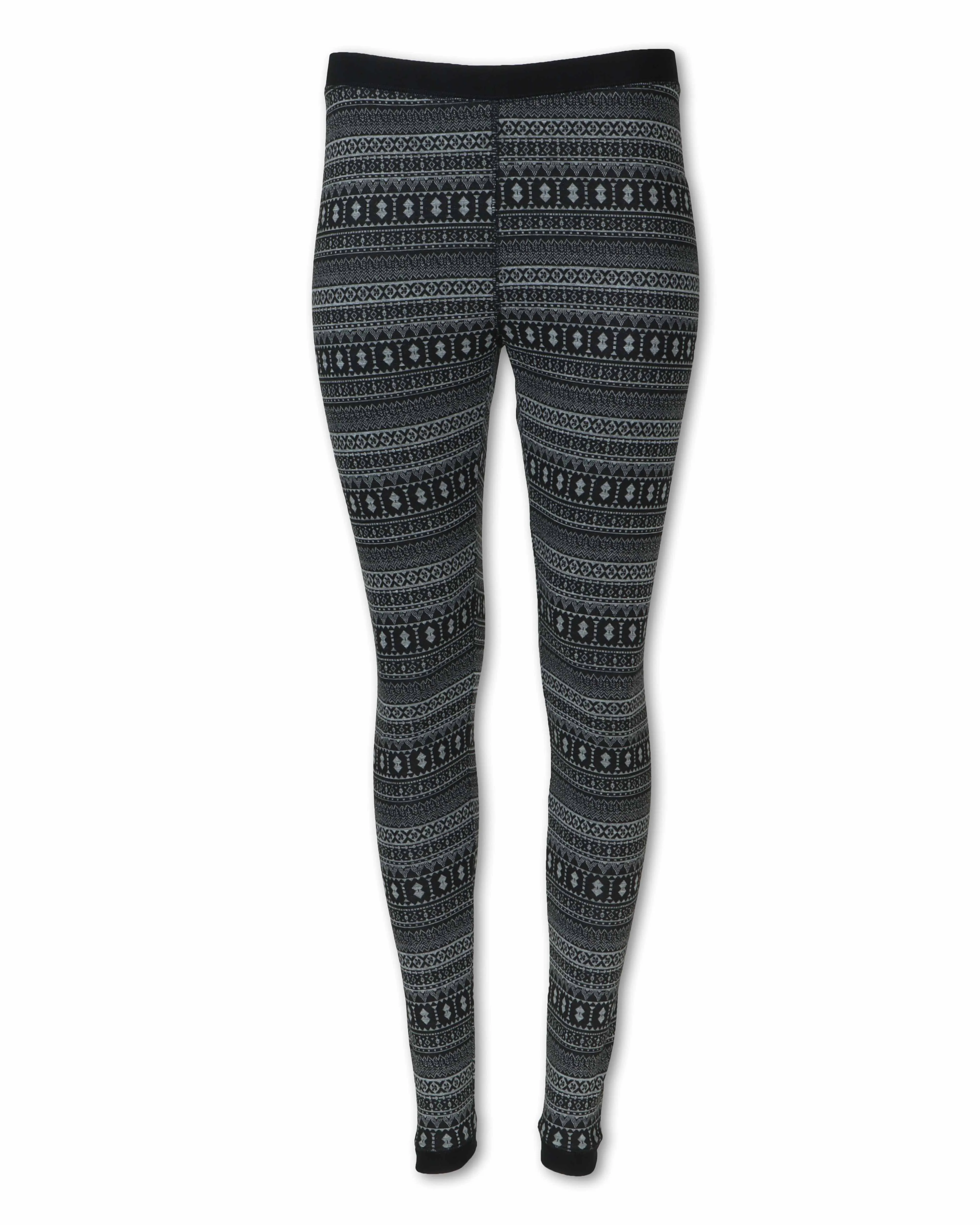 FAIR ISLE JACQUARD KNIT LEGGINGS