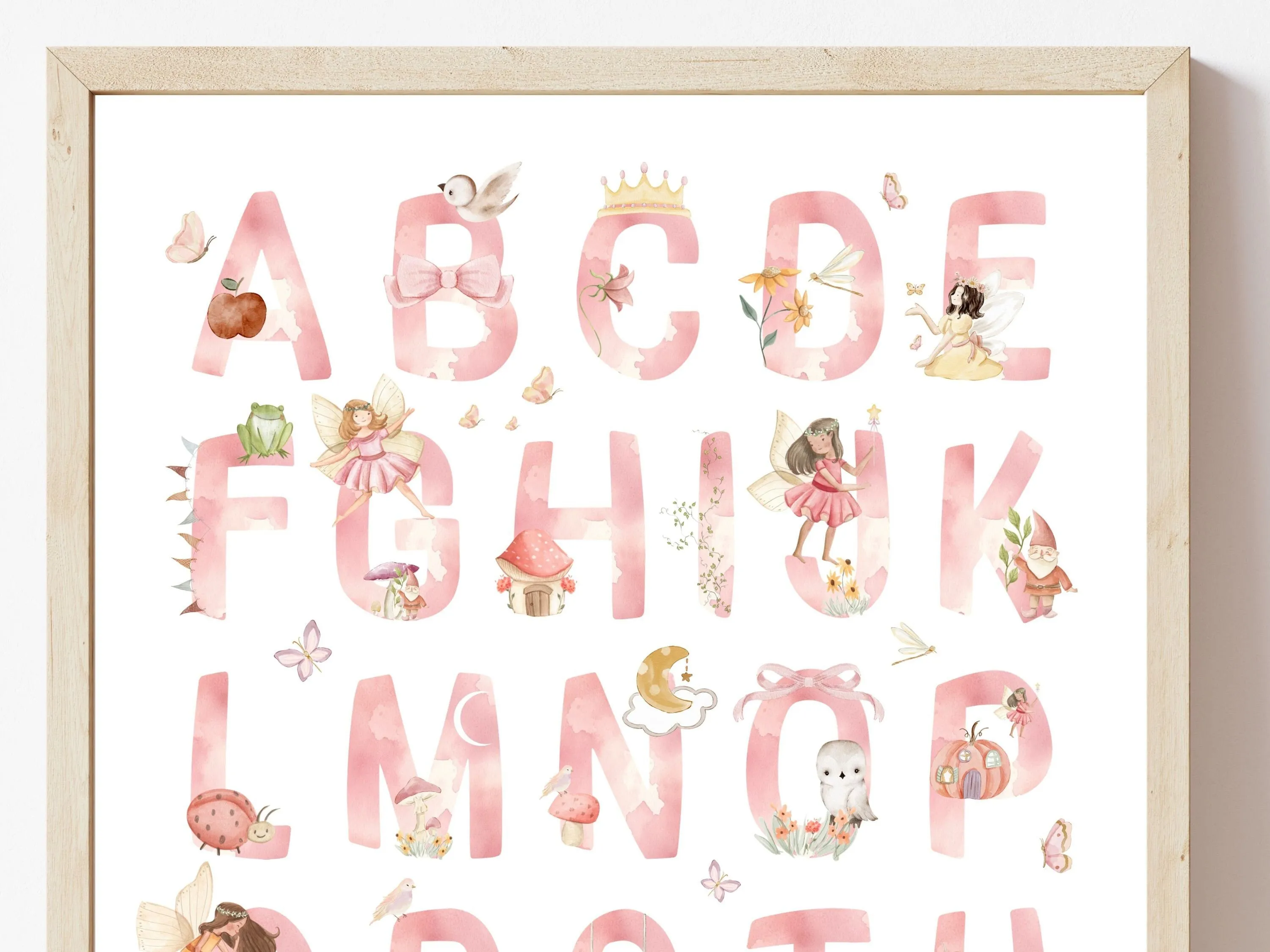 Fairy Alphabet Print