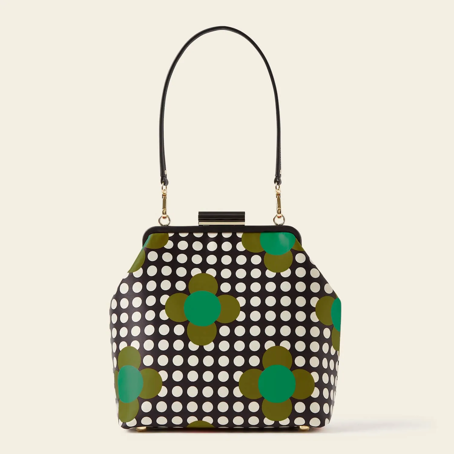 Jenny D Handbag - Jewel Flower Polka Dot