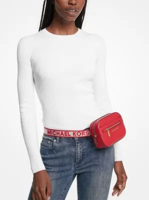 Jet Set Small Pebbled Leather Belt Bag