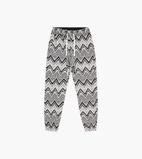 Kids Smallshot ZZ Jogger Black/White