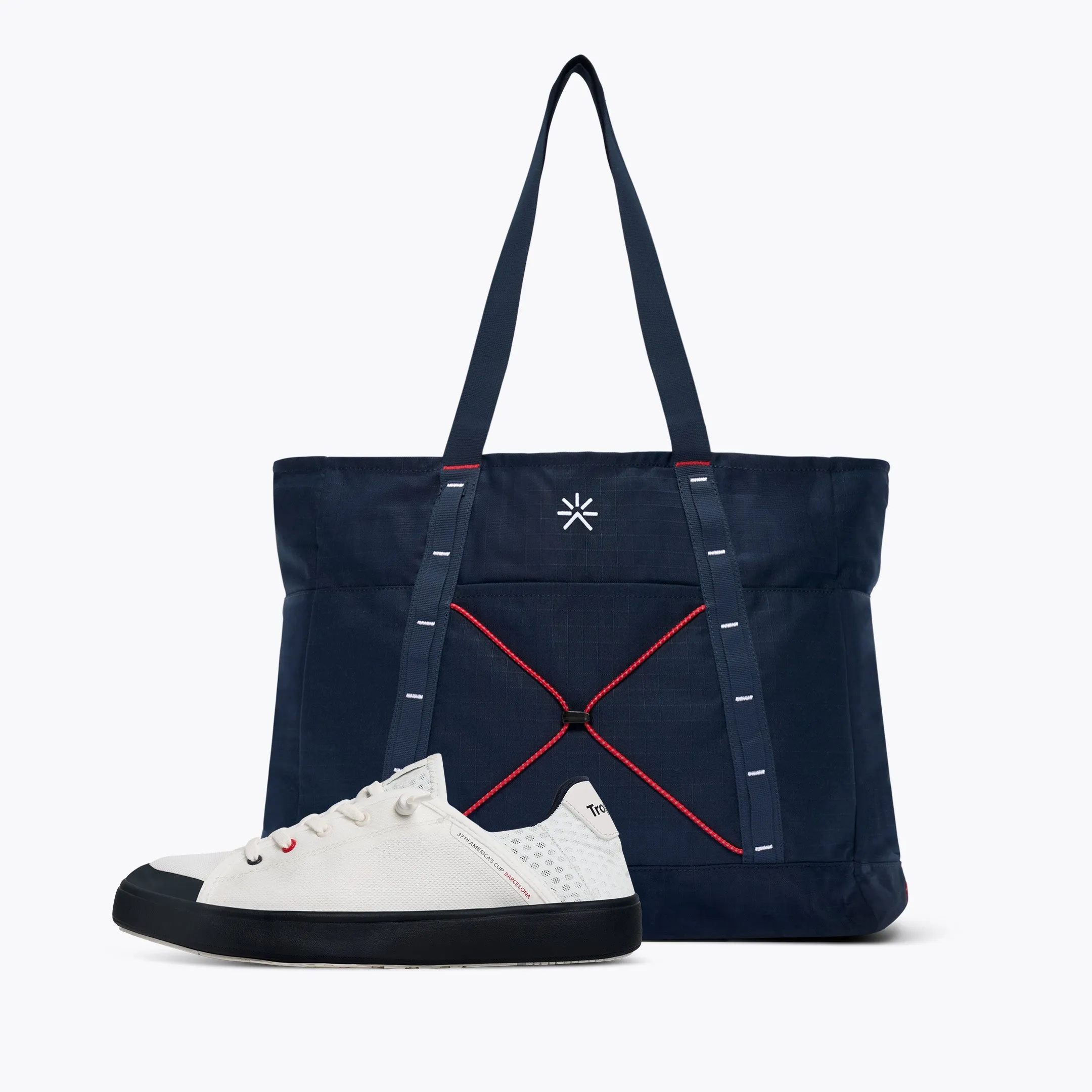 LEQ12 Sunset Navy Tote Pack