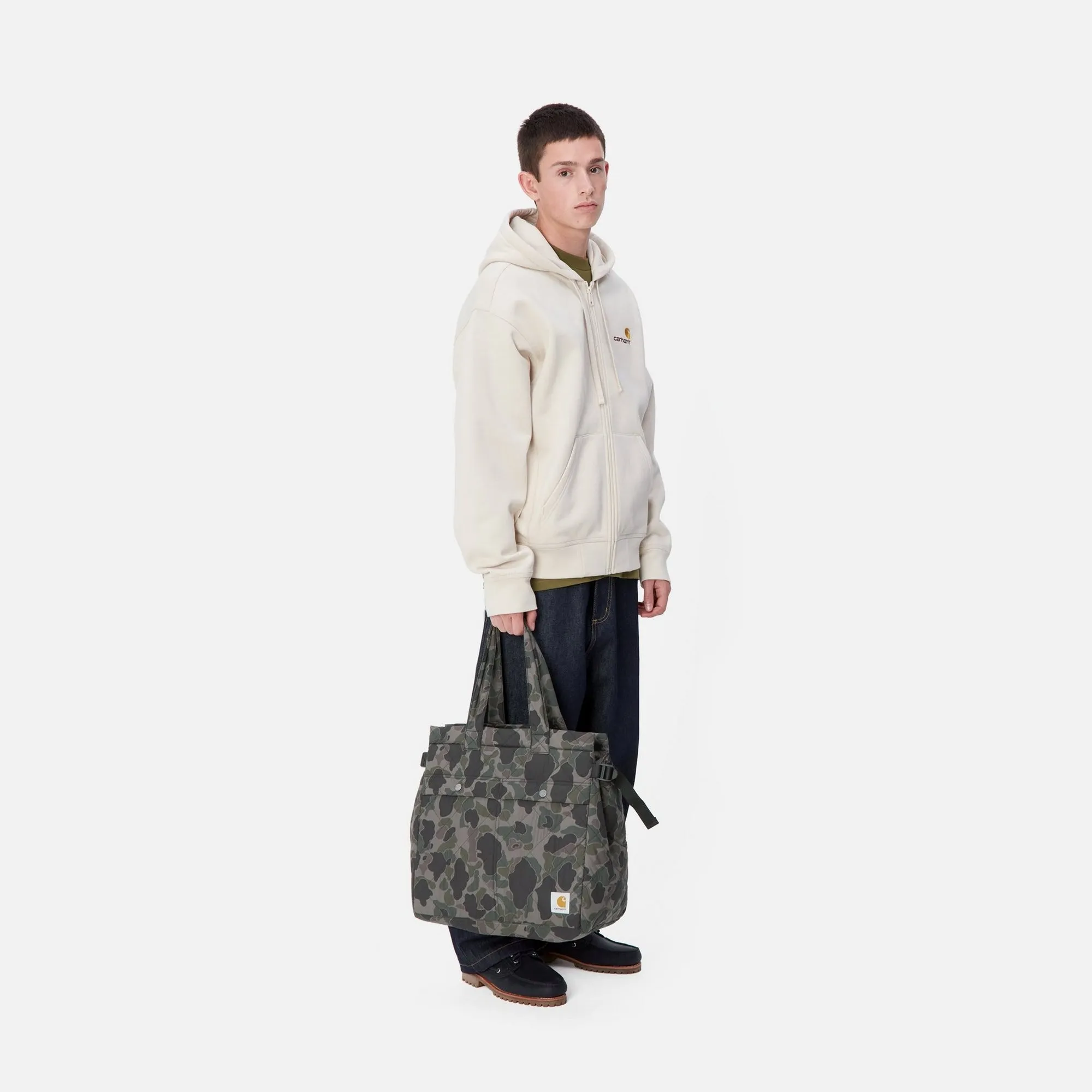 Myton Travel Tote | Grey Camo Duck