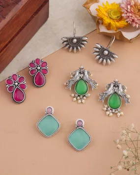 Naaz Combo Earring Set - wxo