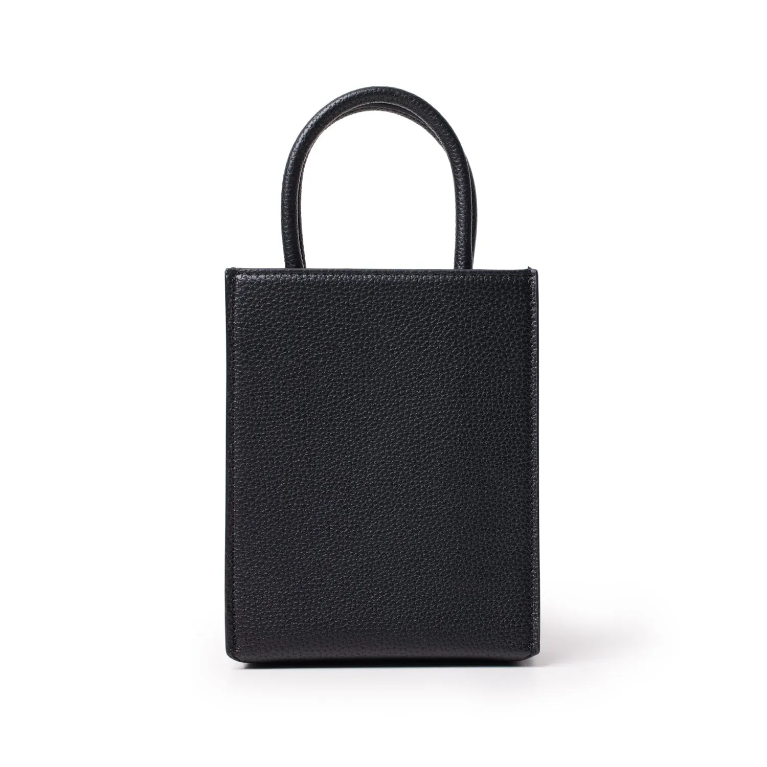 PEBBLE MINI TOTE BLACK