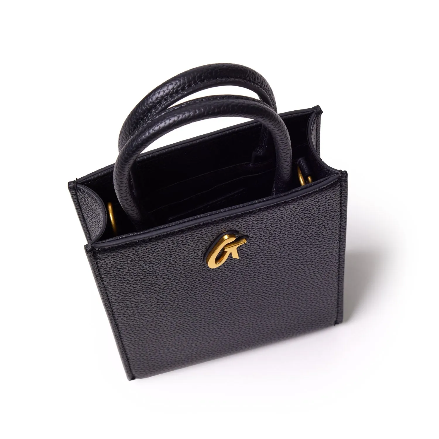 PEBBLE MINI TOTE BLACK