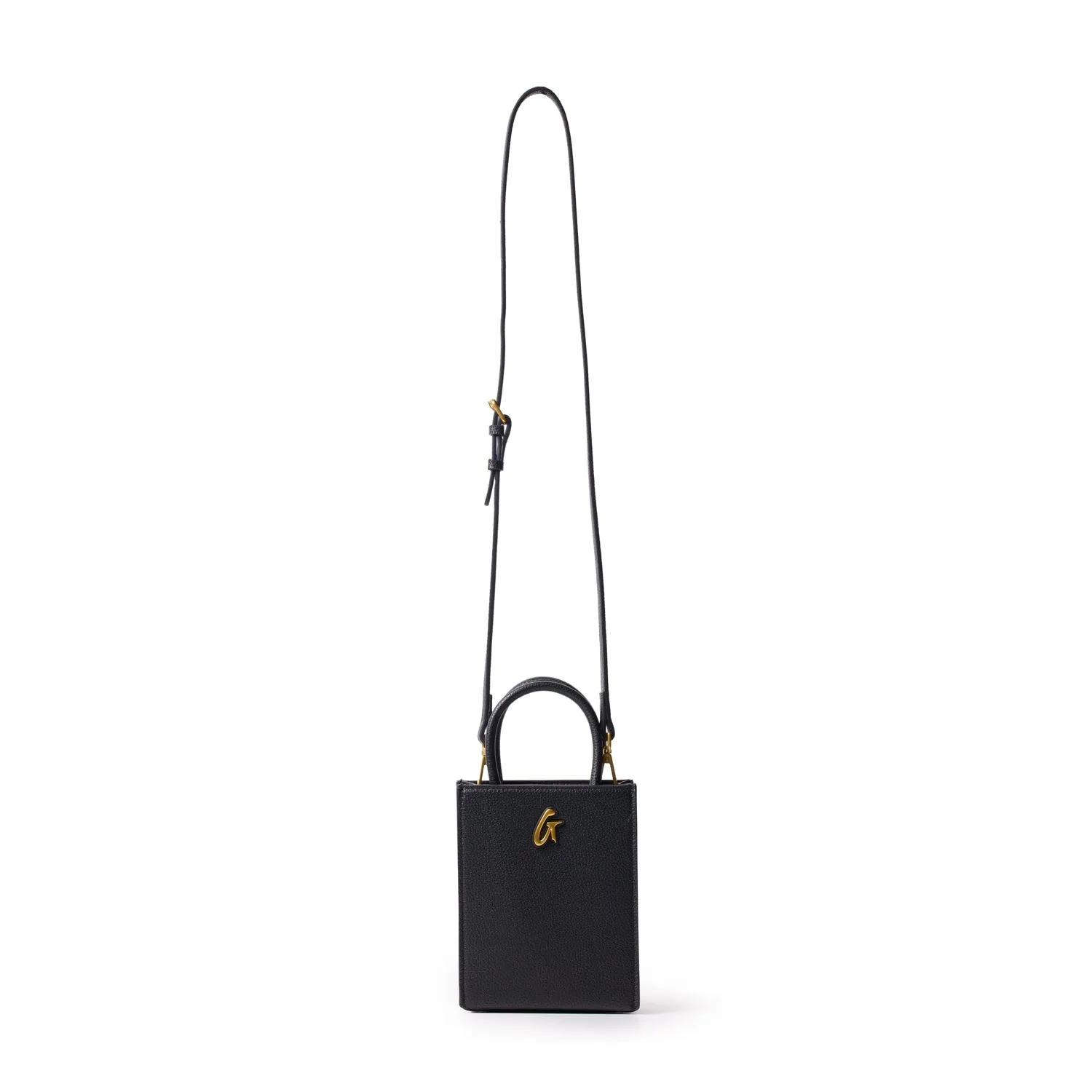 PEBBLE MINI TOTE BLACK