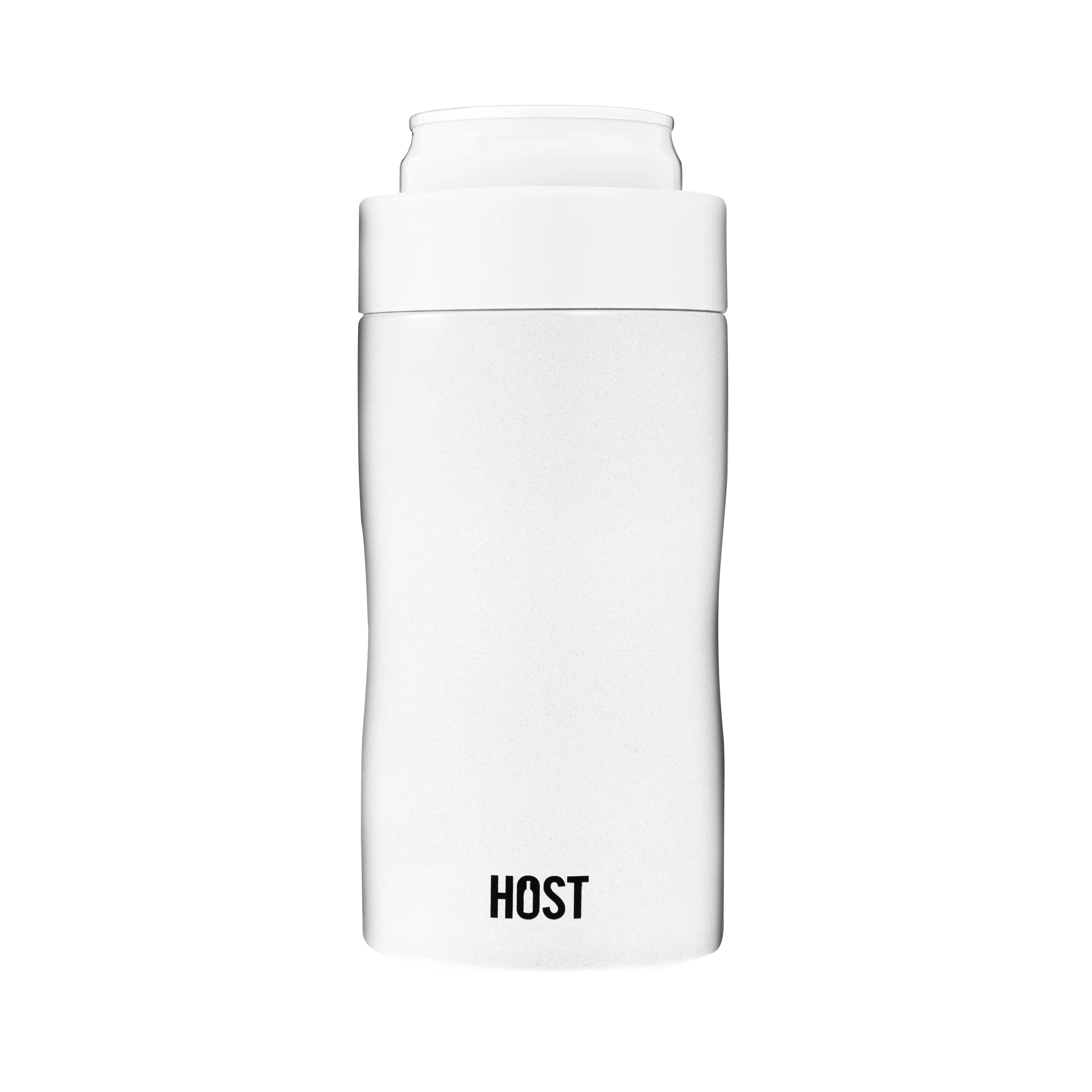 Stay-Chill Slim Can Cooler in Pearl White