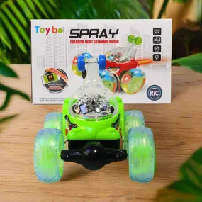 Toy boi SPRAY Remote Control Rolling Stunt RC Car (Random colours will be sent)